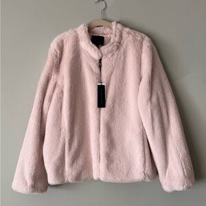 Banana Republic Soft Pink Teddy Jacket